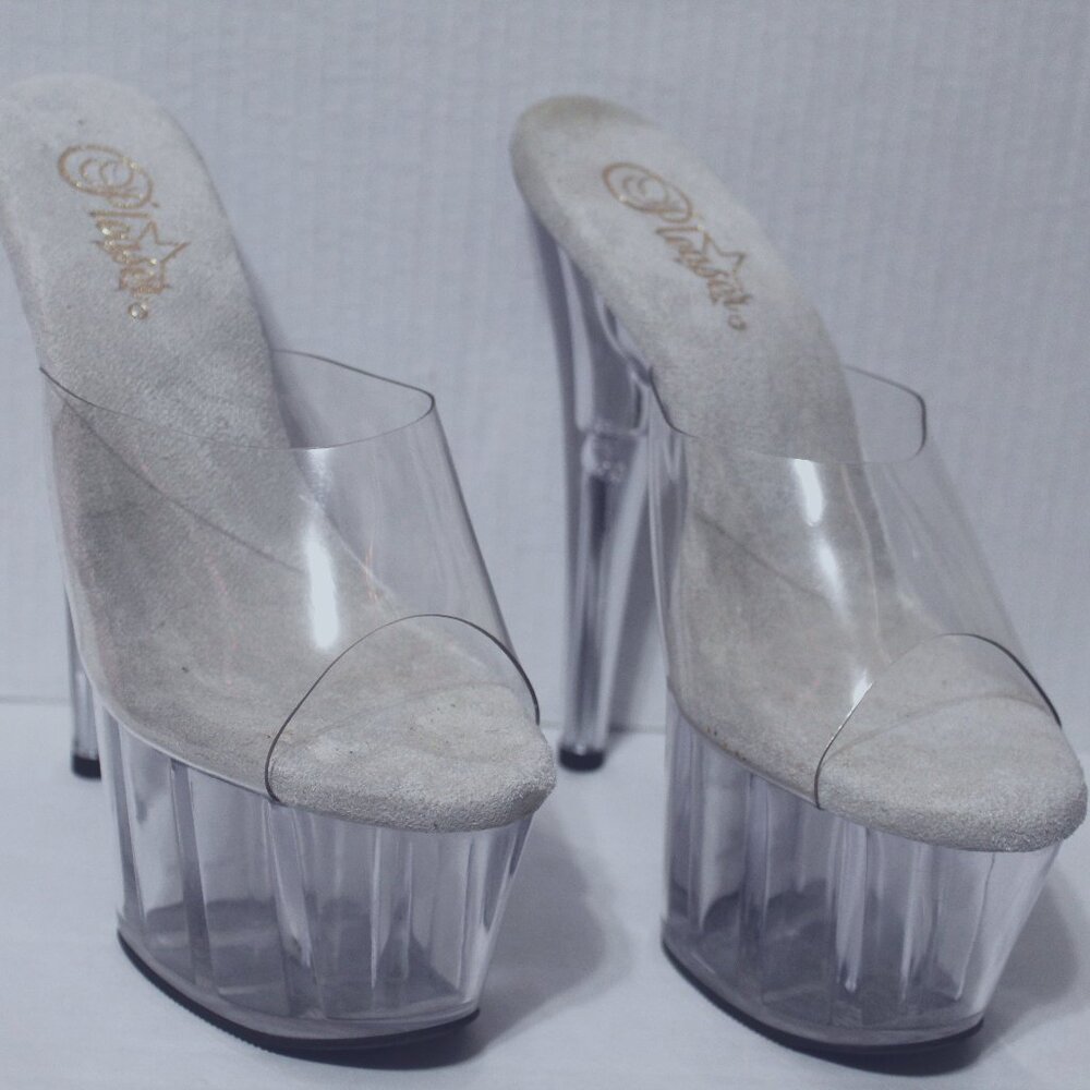Pleaser Clear Heels